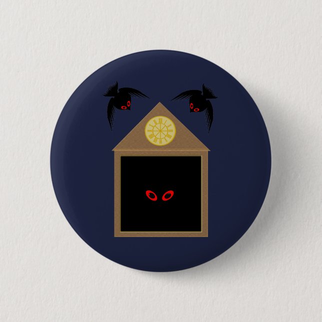 An Unkindness of Ravens Halloween Button (Front)