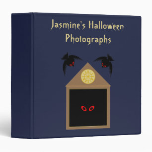 An Unkindness of Ravens Halloween Custom 3 Ring Binder