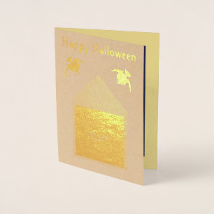 An Unkindness of Ravens Halloween Custom Foil Card