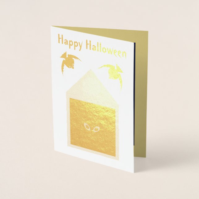 An Unkindness of Ravens Halloween Custom Foil Card (Front)