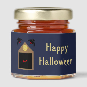 An Unkindness of Ravens Halloween Custom Honey Jar Favors