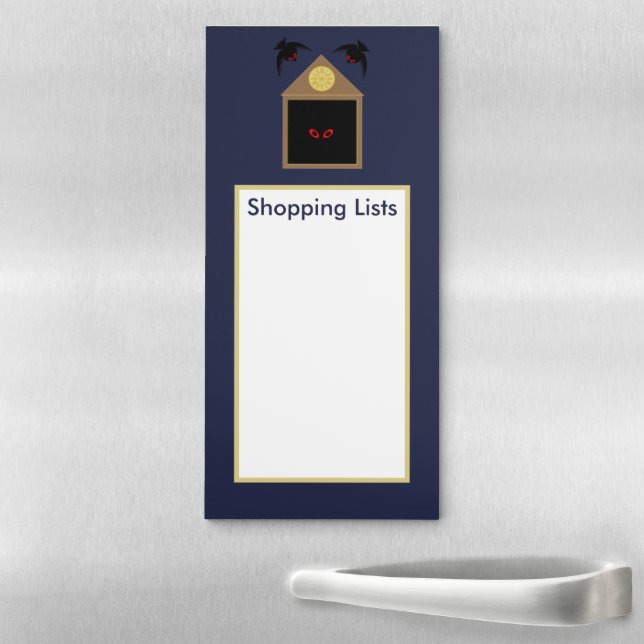 An Unkindness of Ravens Halloween Custom Magnetic Notepad (In Situ)