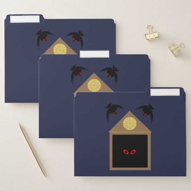 An Unkindness of Ravens Halloween File Folder (Set)