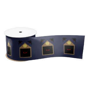 An Unkindness of Ravens Halloween Satin Ribbon