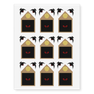 An Unkindness of Ravens Halloween Temporary Tattoos
