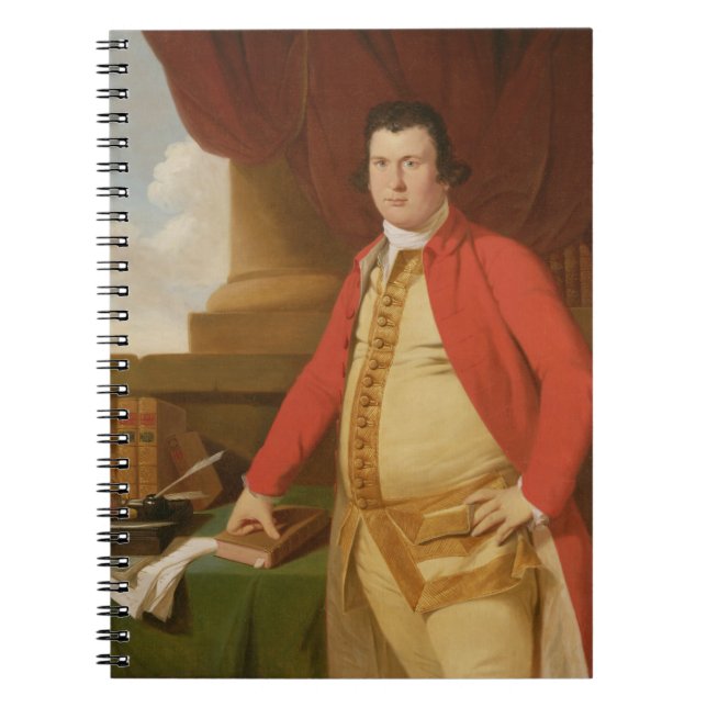An Unknown Man, c.1764-69 (oil on canvas) Notebook (Front)