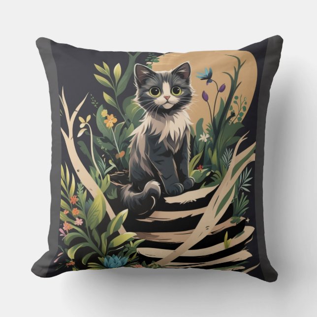  An Unknown Place  Throw Pillow (Front)