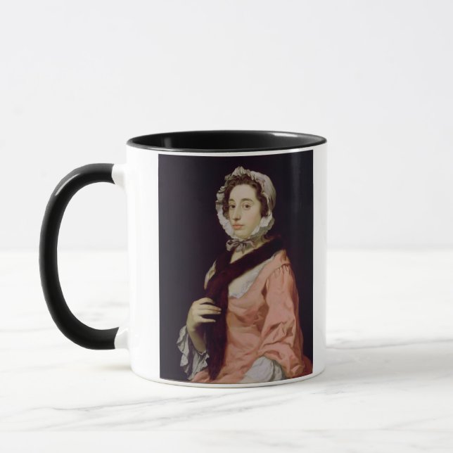 An Unknown Woman, called Peg Woffington (oil on ca Mug (Left)
