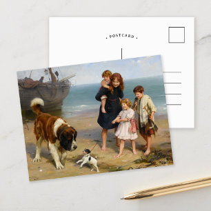 An Unlikely Pair Arthur John Elsley Postcard