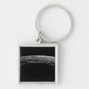 An unreal landscape of Saturn's moon Keychain