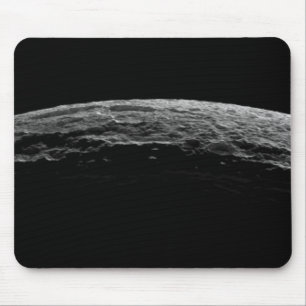 An unreal landscape of Saturn's moon Mouse Pad