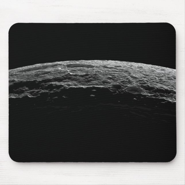 An unreal landscape of Saturn's moon Mouse Pad (Front)