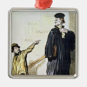 An Unsatisfied Client Metal Ornament