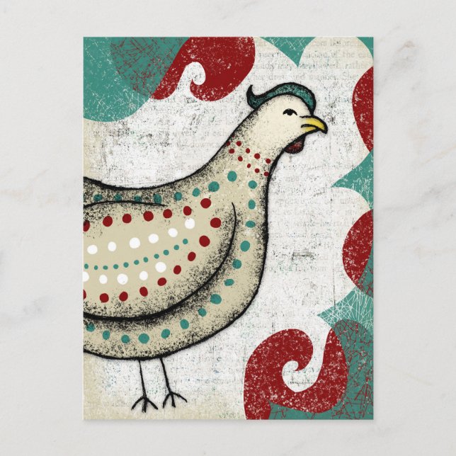 An Unserious Chicken Postcard (Front)