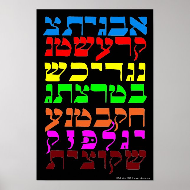 Ana B' Koach in the Seven Colors Poster (Front)