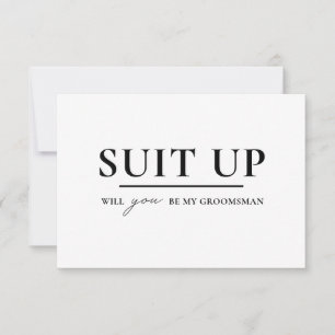 ANA   Flat Wedding Party Proposal Card