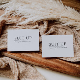 ANA   Folded Wedding Party Proposal Card