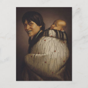 'Ana Rupene and Child' - G. Lindauer Postcard