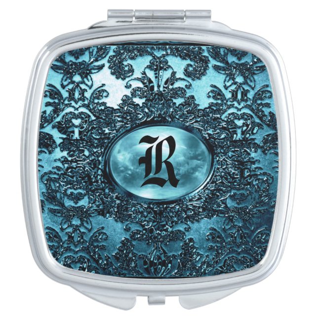 Anabelle Goyle Victorian Monogram Compact Mirror (Front)