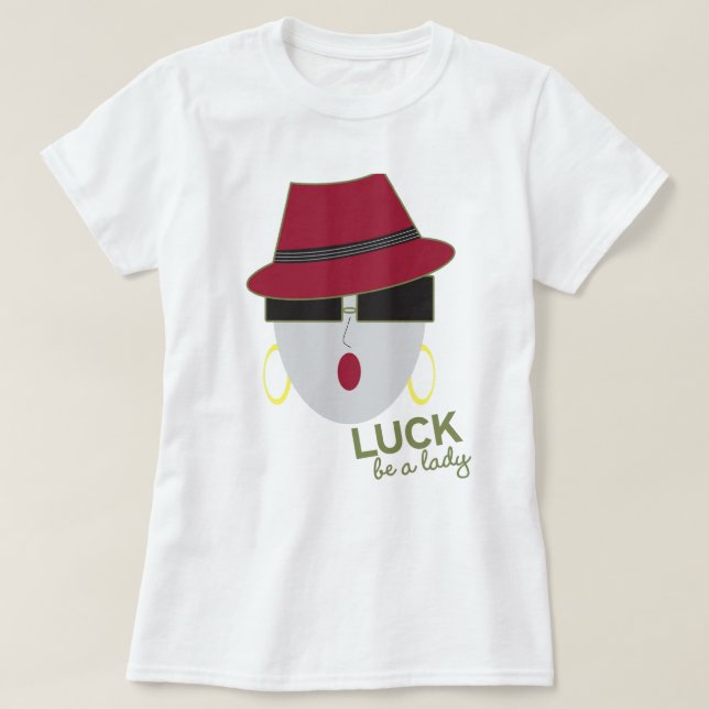 AnabelNY "Luck" Ladies Tee (Design Front)