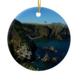 Anacapa Island at Channel Islands National Park Ceramic Ornament