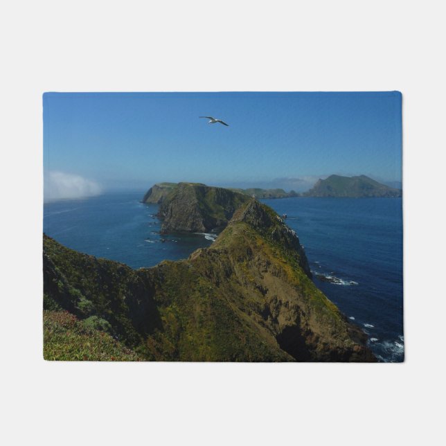 Anacapa's Inspiration Point I in Channel Islands Doormat (Front)