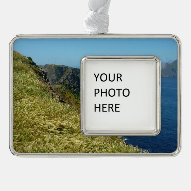 Anacapa's Inspiration Point II at Channel Islands Christmas Ornament (Front)