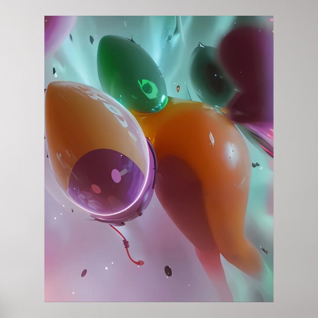 AnachroTechnocracy - Ken Gage Abstract Poster (Front)