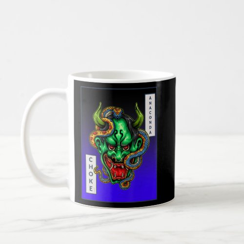 Anaconda Choke  Demon Face  Snake  Jiu Jitsu  Mma  Coffee Mug