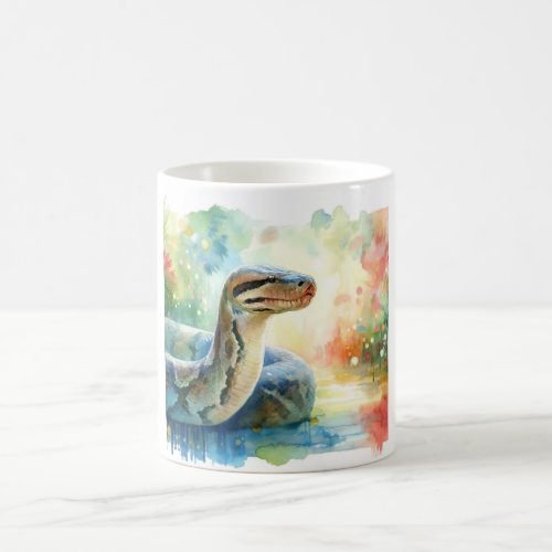 Anaconda Majesty AREF1202 _ Watercolor Coffee Mug