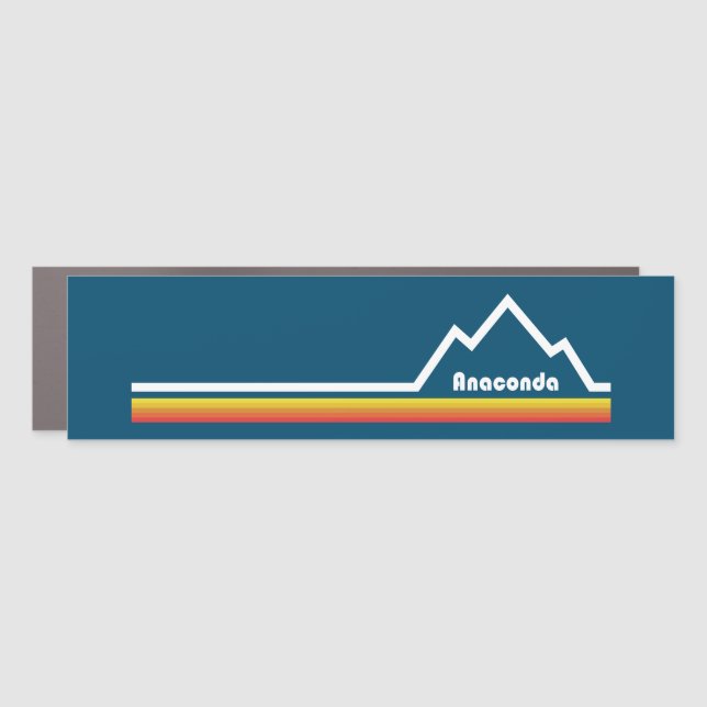 Anaconda Montana Car Magnet (Front)