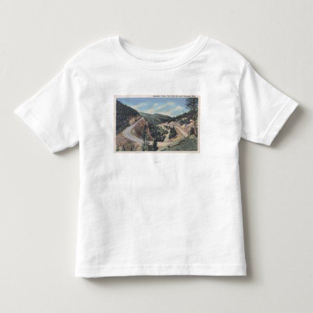 Anaconda, Montana - Horseshoe Curve Toddler T-shirt (Front)
