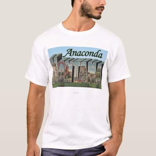 Anaconda Montana _ Large Letter Scenes T_Shirt