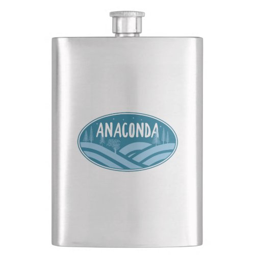 Anaconda Montana Outdoors Flask