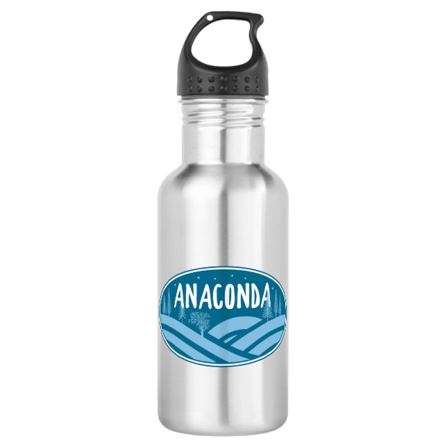 Anaconda Montana Outdoors Stainless Steel Water Bottle (Front)