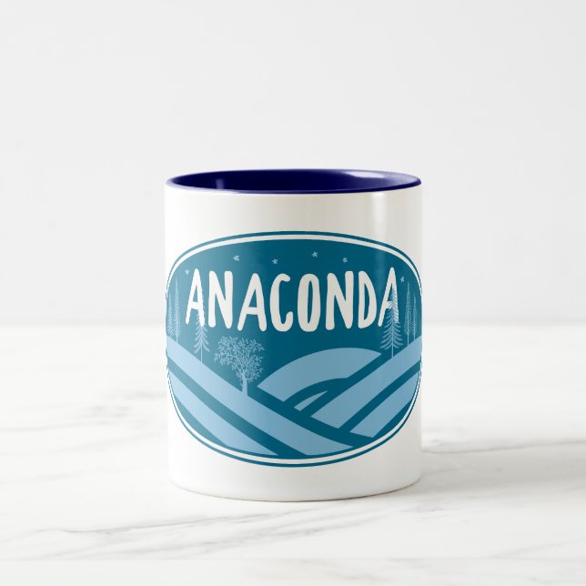 Anaconda Montana Outdoors Two-Tone Coffee Mug (Center)
