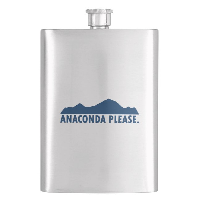 Anaconda Montana Please Flask (Front)