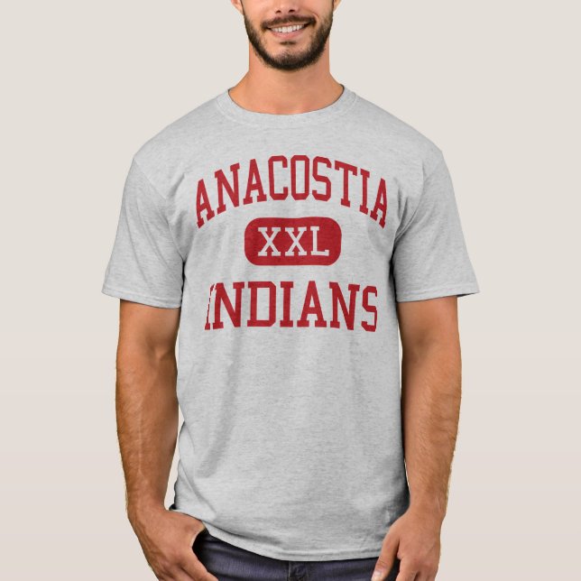 Anacostia - Indians - High - Washington T-Shirt (Front)