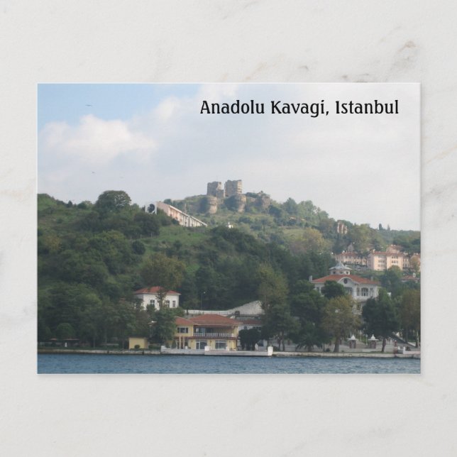 Anadolu Kavagi, Istanbul Postcard (Front)