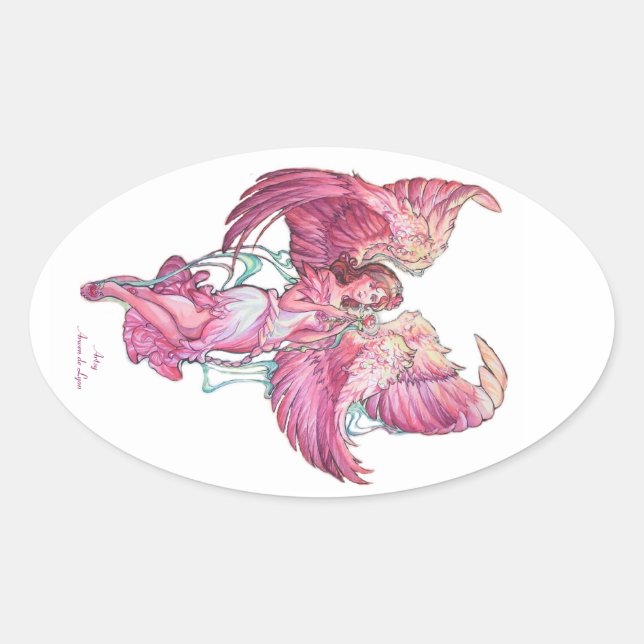 Anael 2 oval sticker (Front)