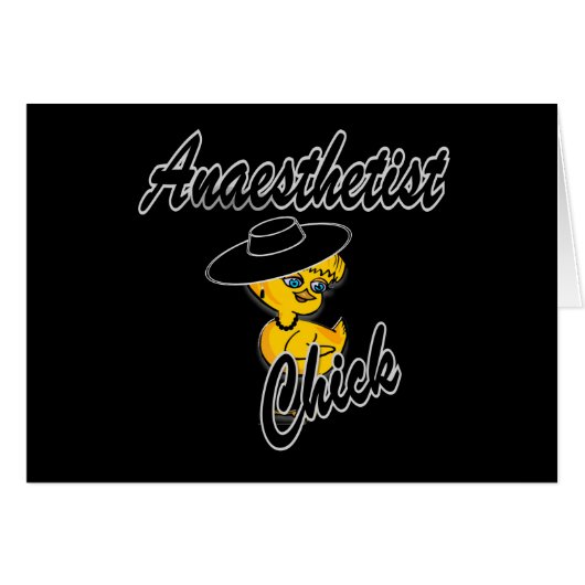 Anaesthetist Chick #4 Cards (Front Horizontal)