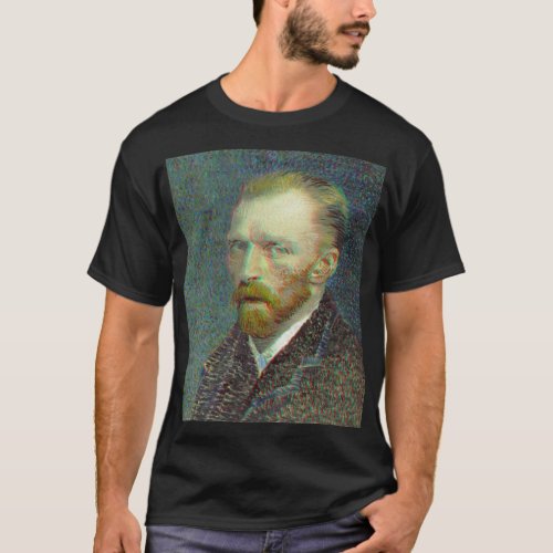 Anaglyph 3D Vincent van Gog Self_Portrait  T_Shirt