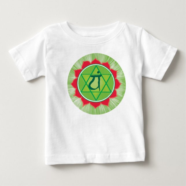 Anahata Baby Fine Jersey T-Shirt, White T-Shirt (Front)