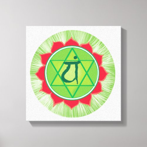 Anahata chakra Heart center wall decor