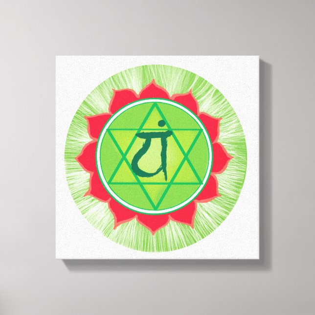 Anahata chakra Heart center wall decor (Front)