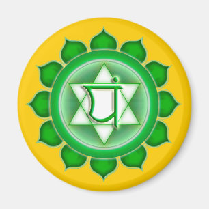 Anahata or Heart the 4th Chakra Magnet