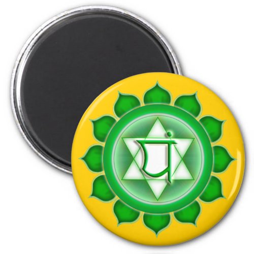 Anahata or Heart the 4th Chakra Magnet