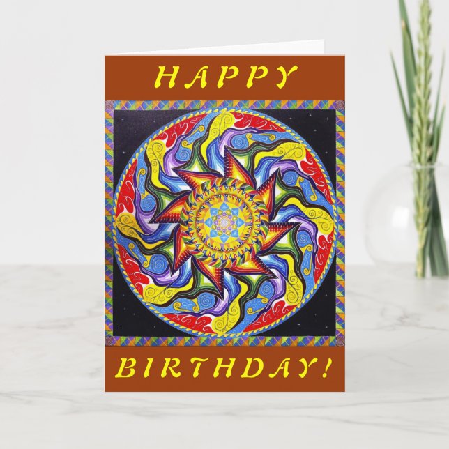 Anahata Pinata (Birthday Card) Card (Front)