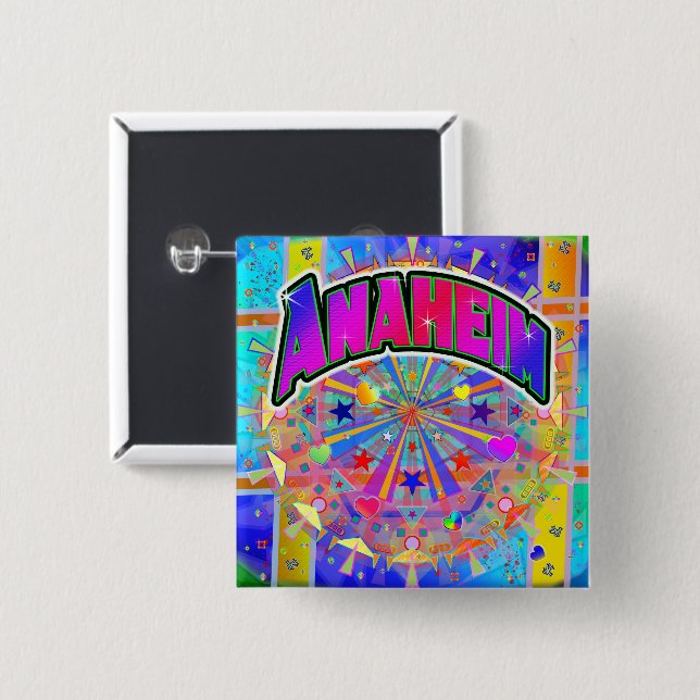 Anaheim Cosmic Unity Button (Front & Back)
