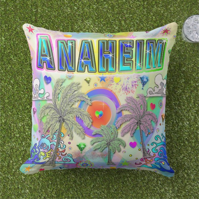 Anaheim Deep Dream Pillow (Grass)